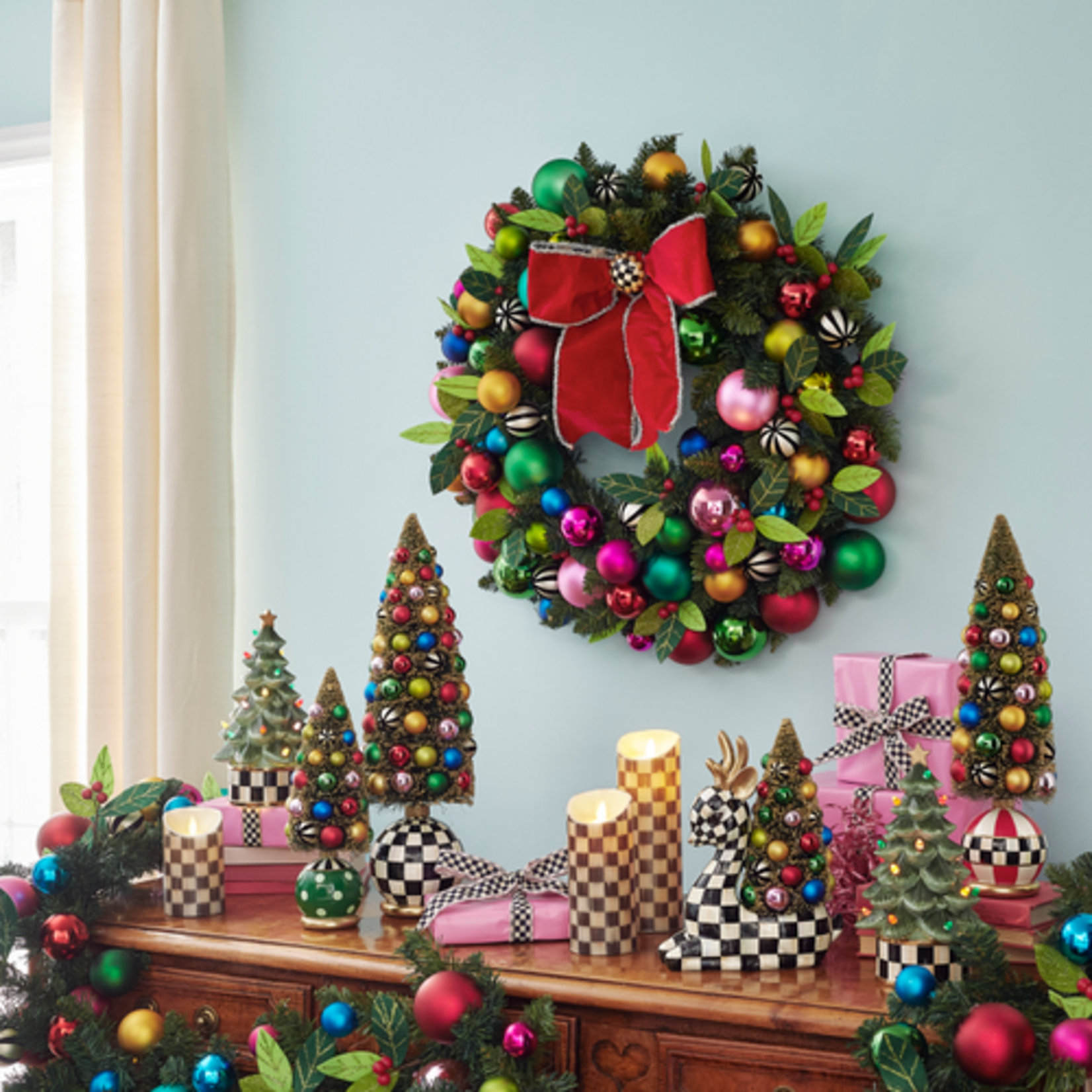 MacKenzie-Childs jubilee wreath