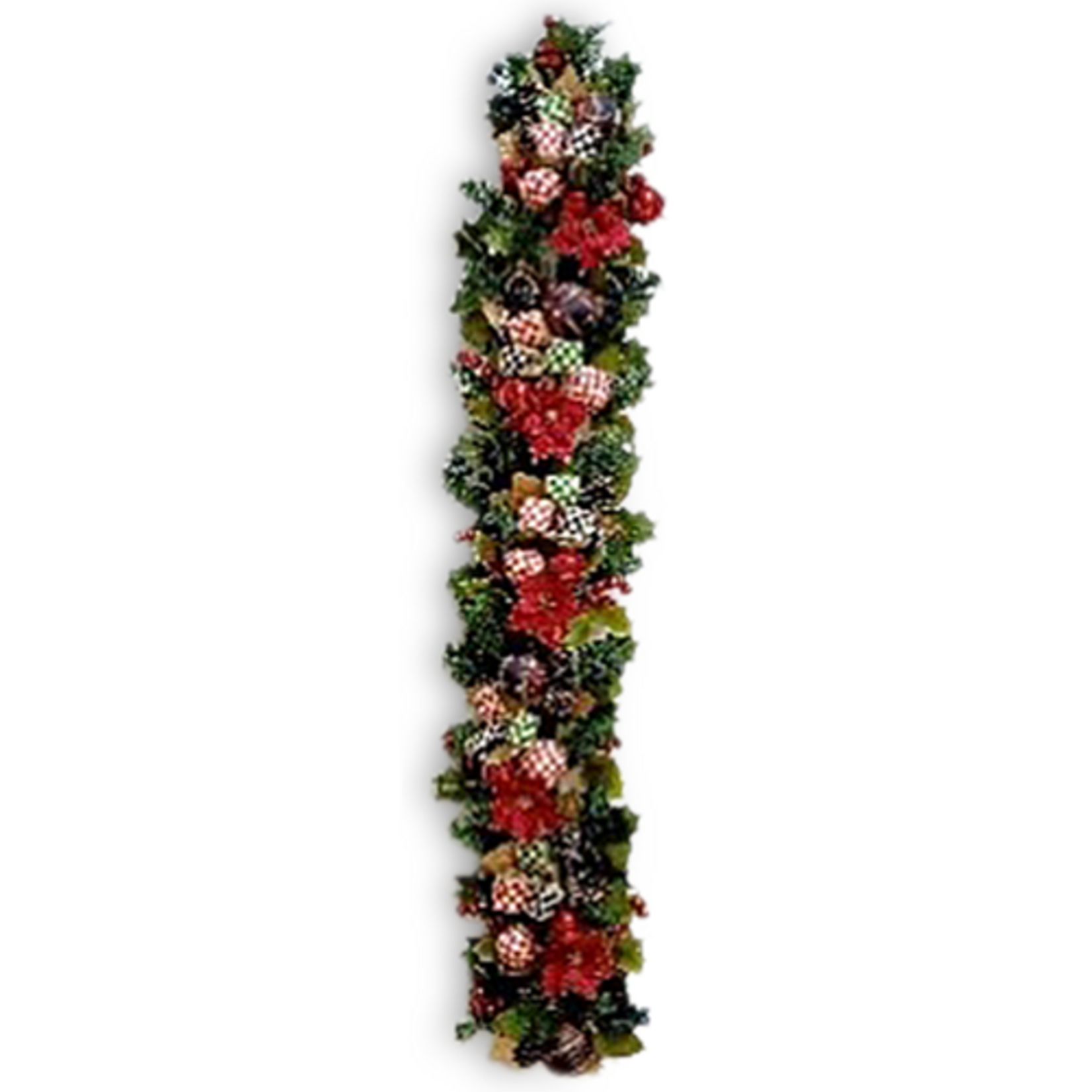 MacKenzie-Childs timeless tartan 6' garland