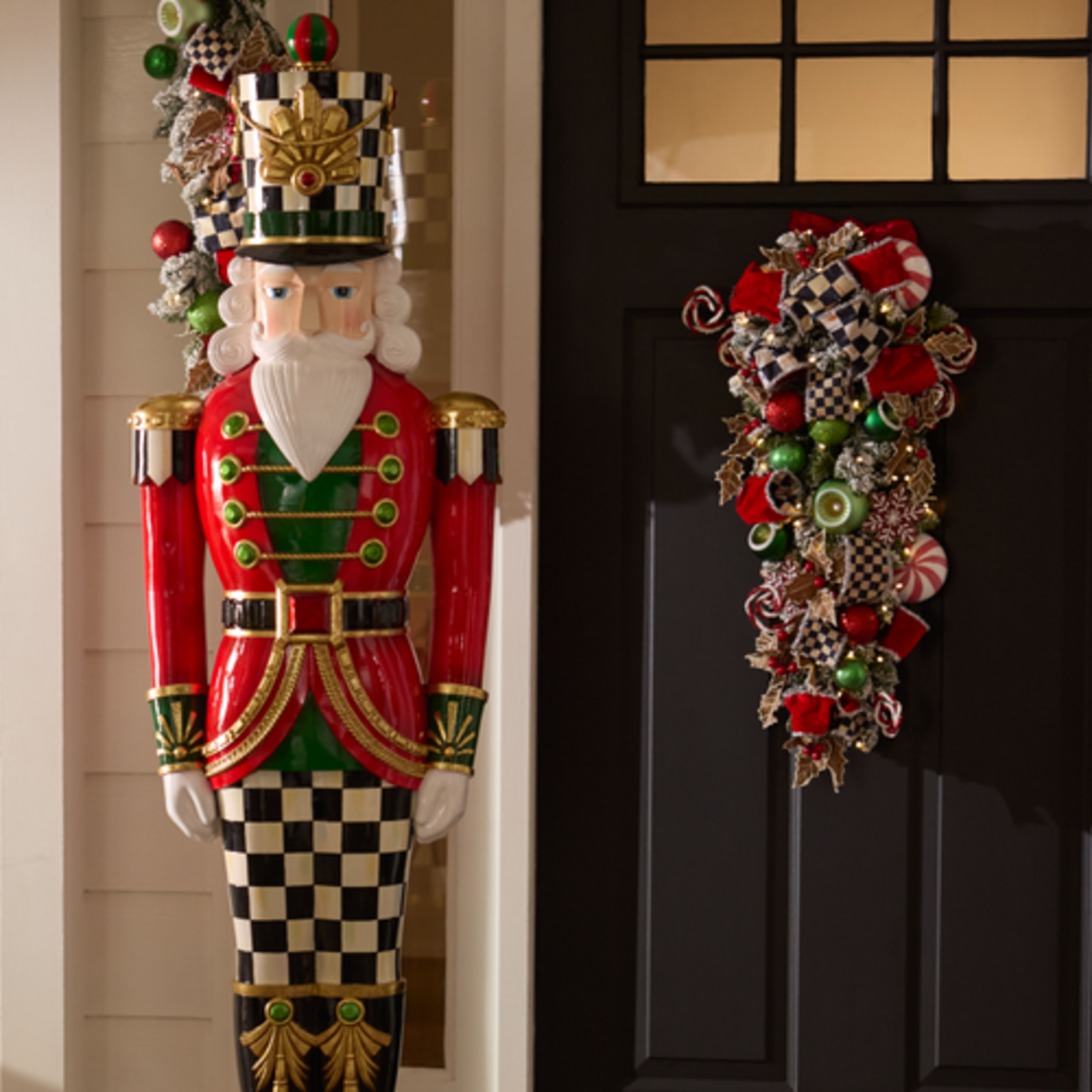 MacKenzie-Childs classic courtly trophy nutcracker