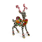 MacKenzie-Childs confetti christmas standing deer