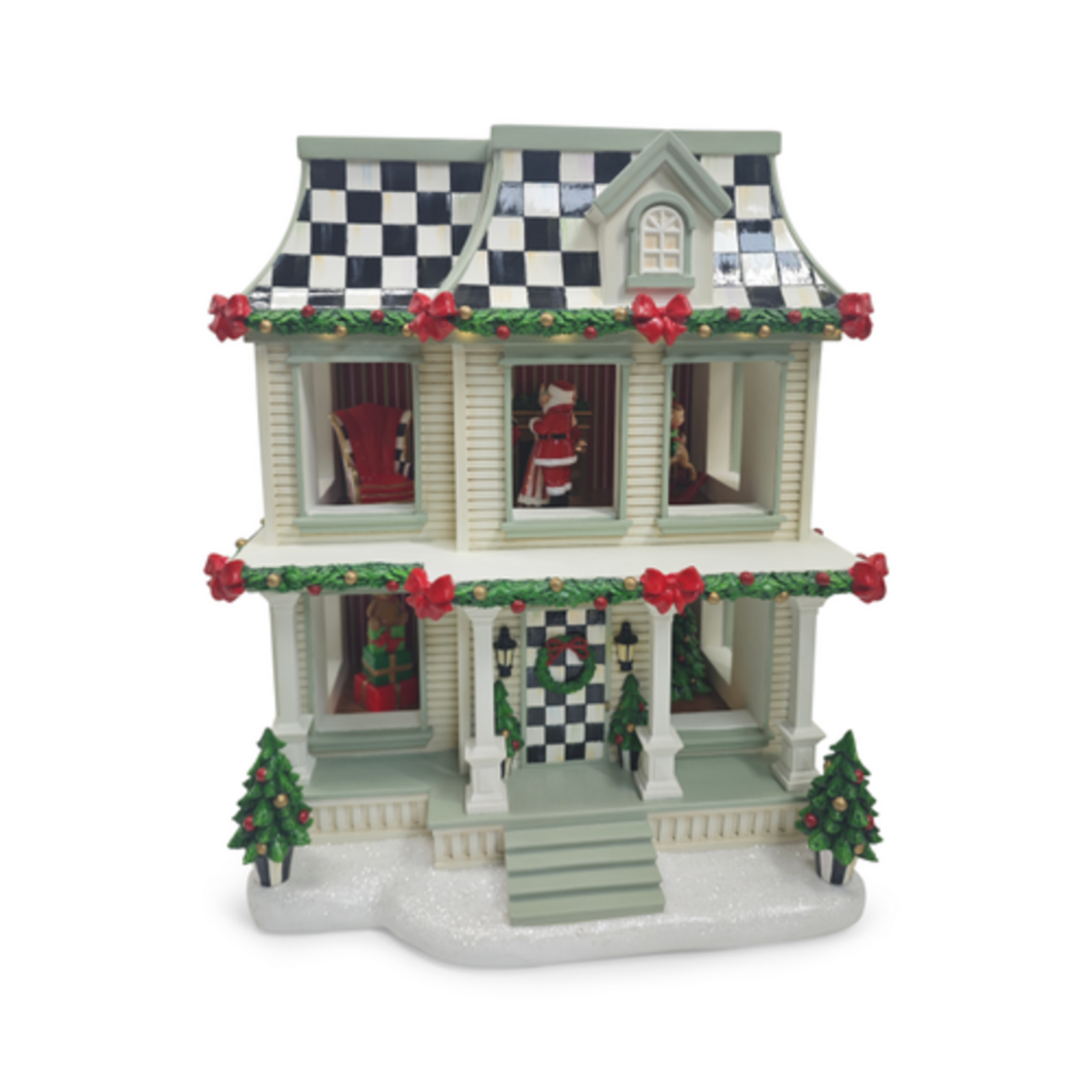 MacKenzie-Childs christmas farmhouse display
