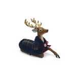 MacKenzie-Childs timeless tartan resting deer