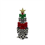 MacKenzie-Childs holiday stacked bow tree
