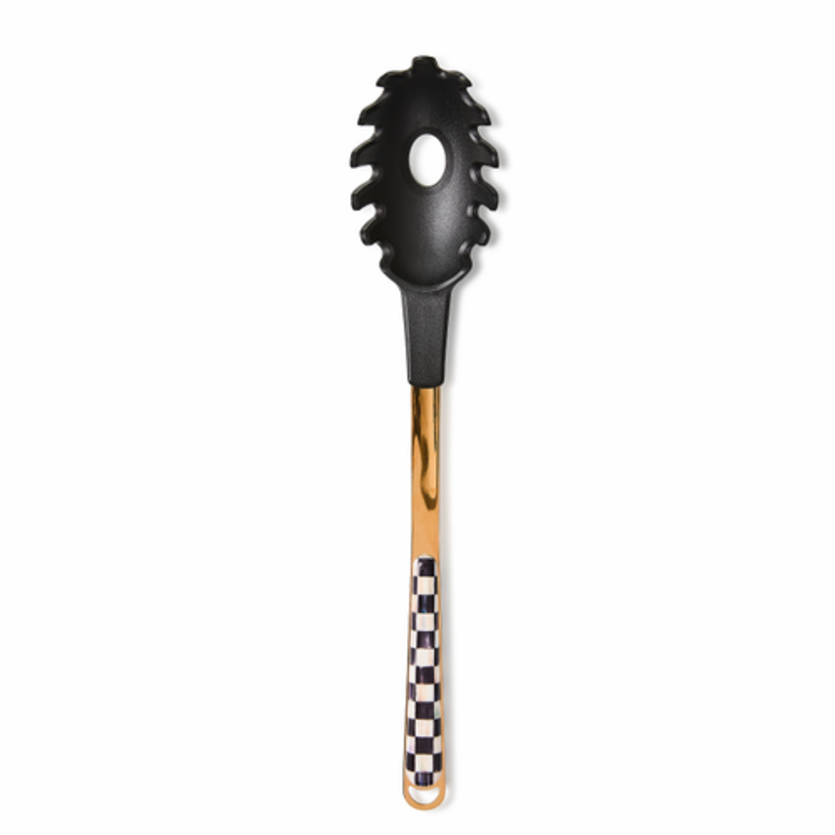 MacKenzie-Childs courtly check pasta spoon