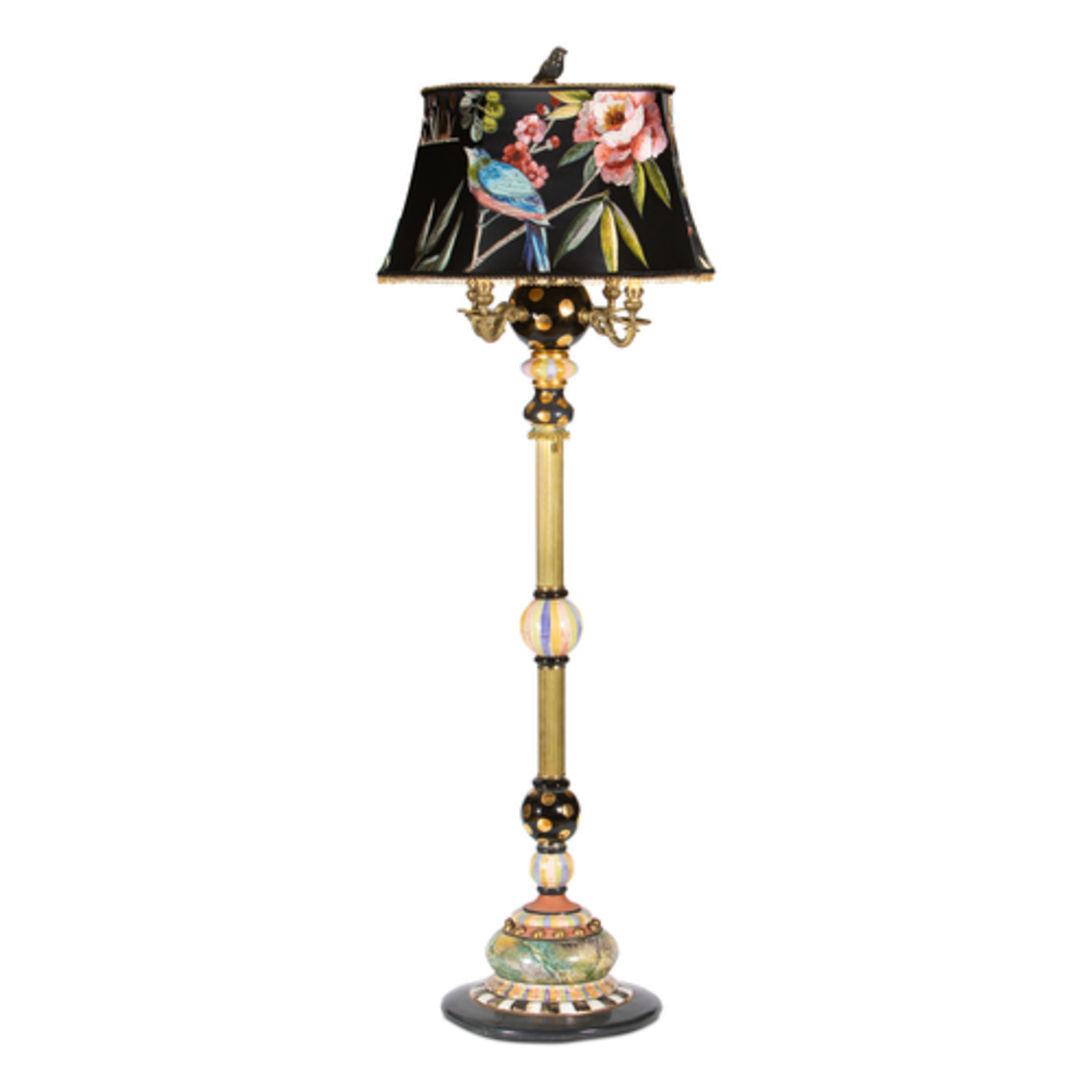 MacKenzie-Childs grandiosity floor lamp