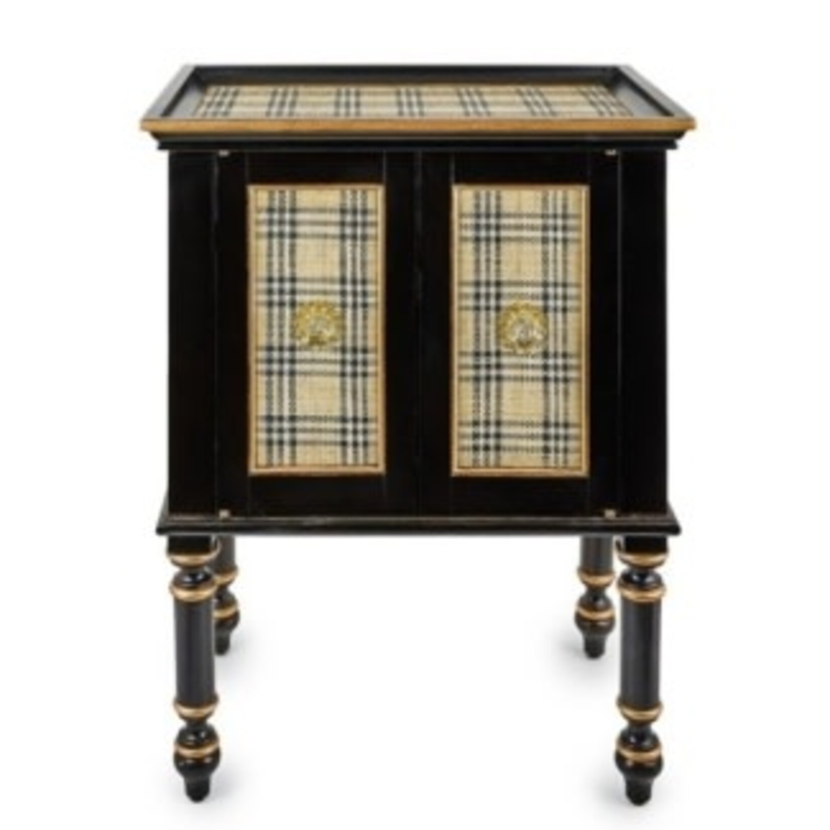 MacKenzie-Childs mad for plaid accent chest