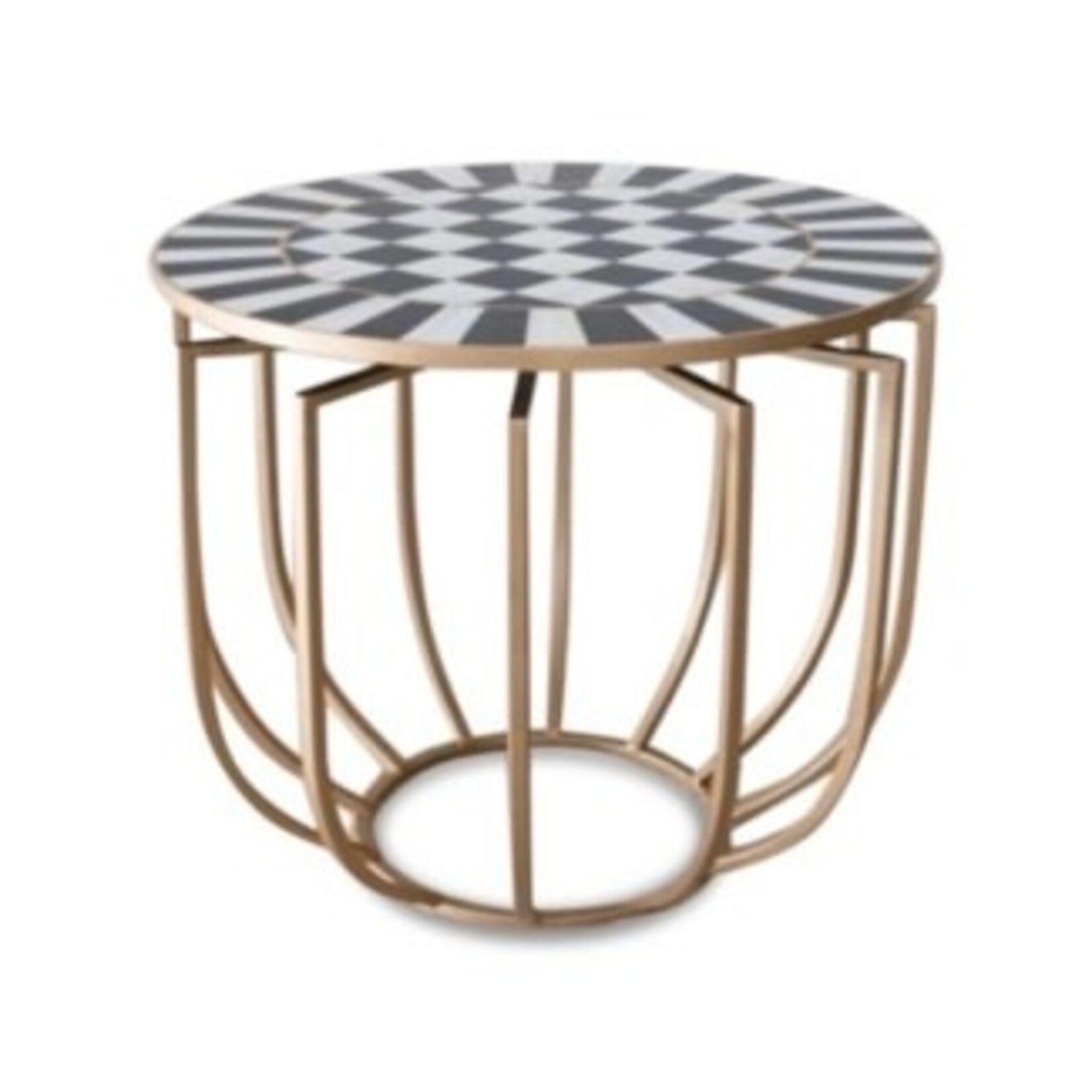 MacKenzie-Childs courtly basket accent table