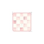 MacKenzie-Childs rosy check cork back coasters, set of 4