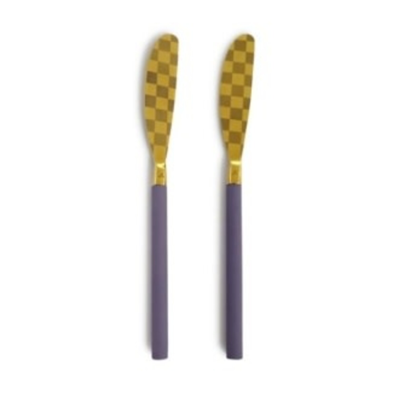 MacKenzie-Childs violet spreader set