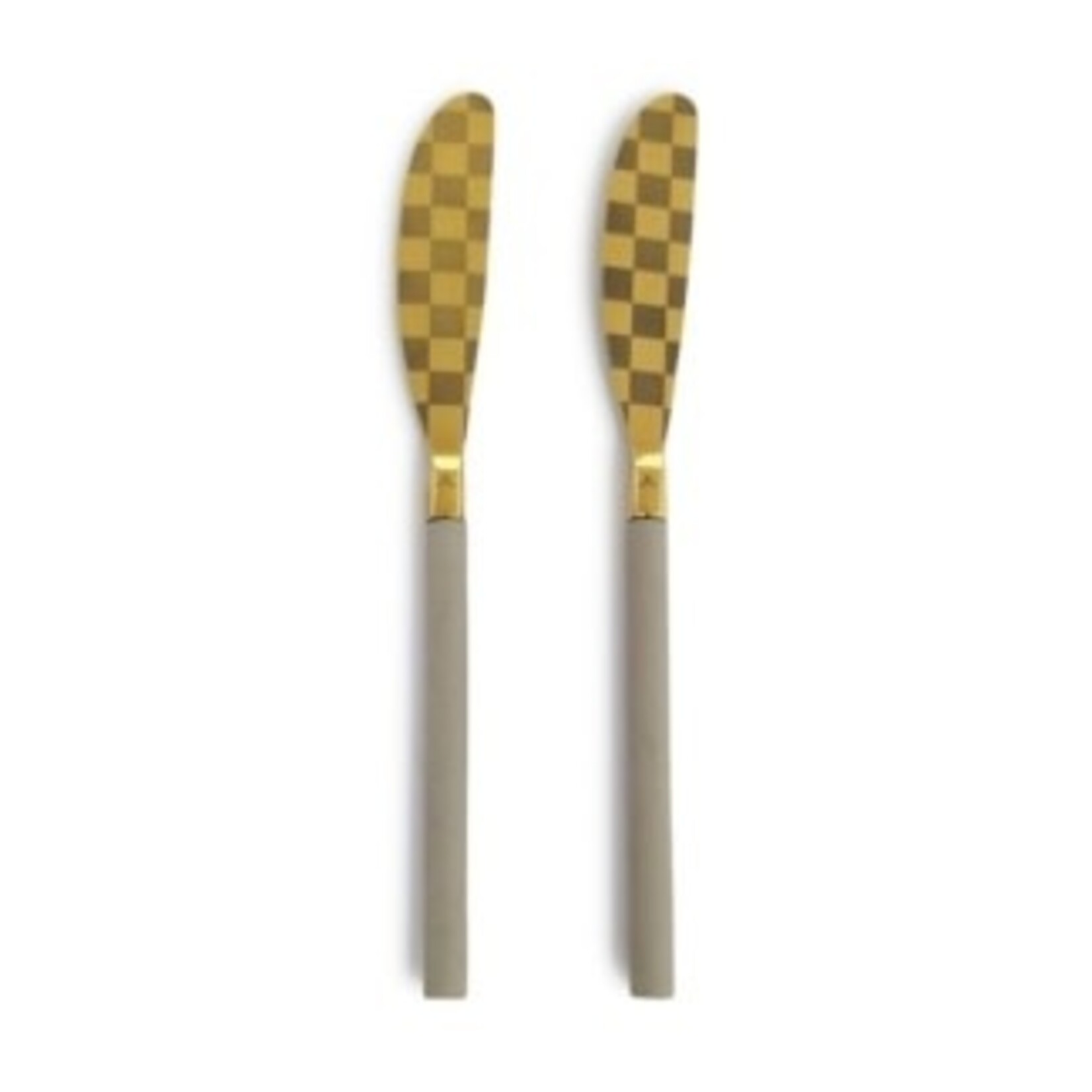 MacKenzie-Childs mocha spreader set