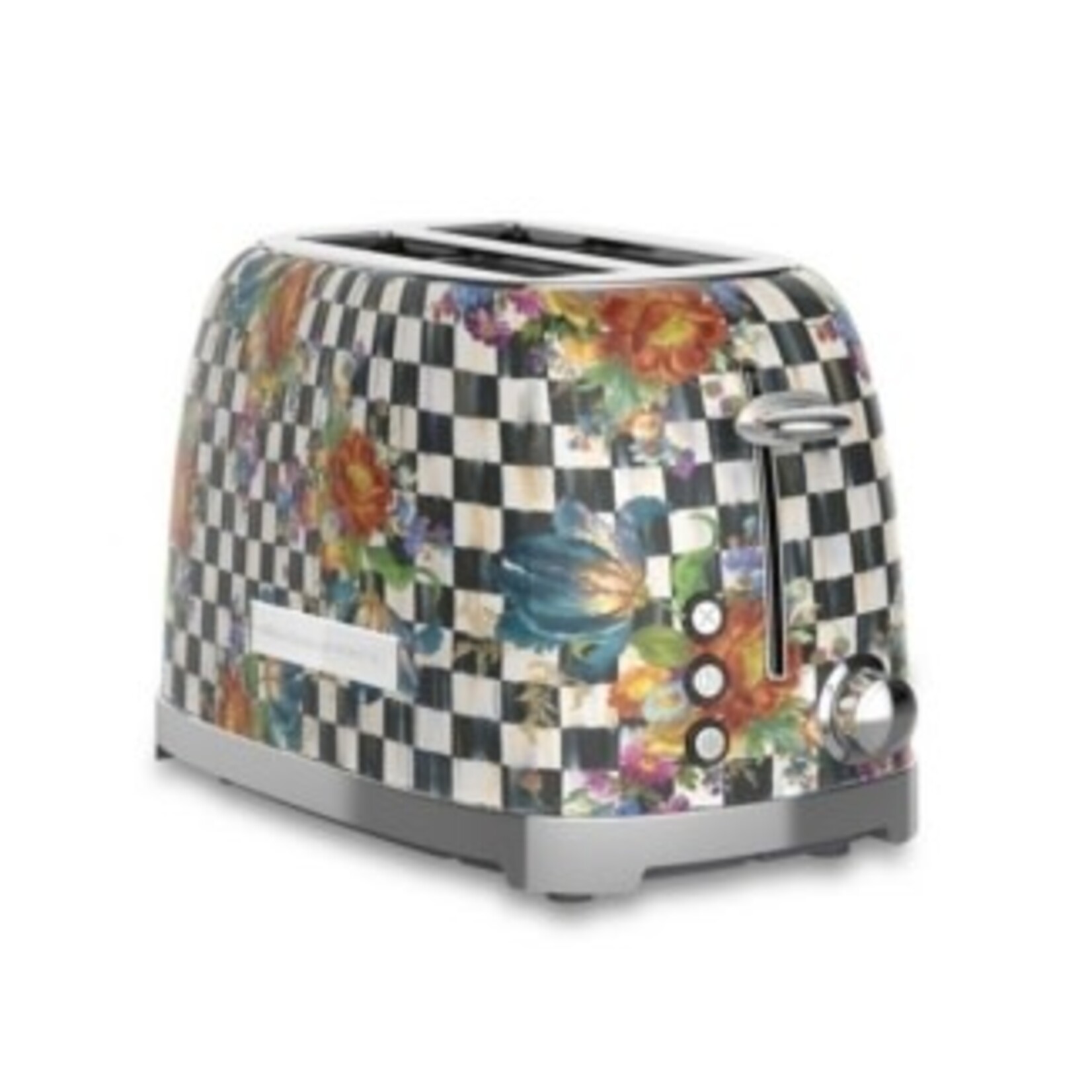 MacKenzie-Childs courtly flower market 2-slice toaster