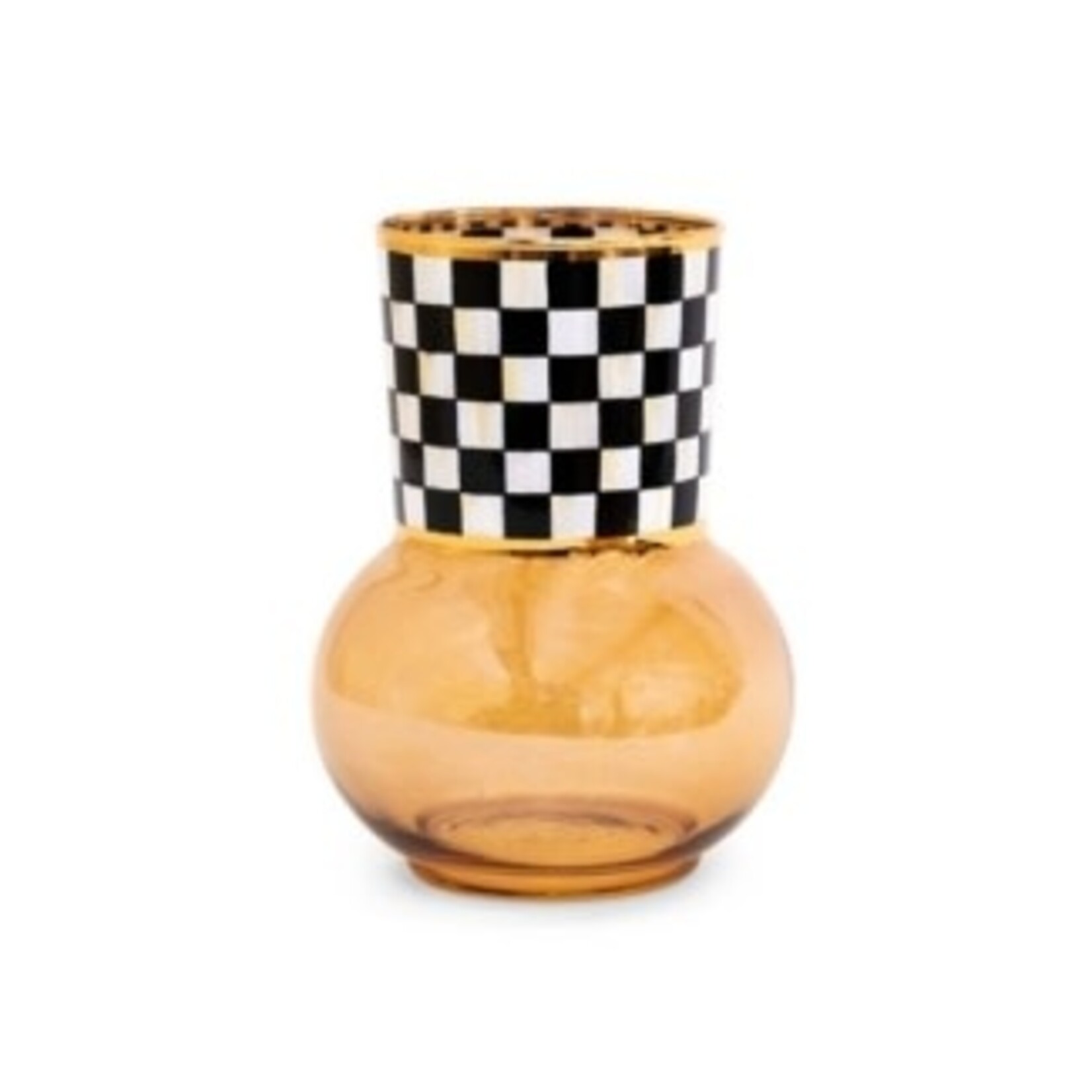 MacKenzie-Childs courtly check glass vase