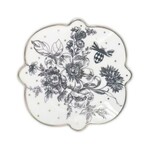 MacKenzie-Childs bee toile salad plate