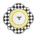 MacKenzie-Childs bee toile bread & butter plate