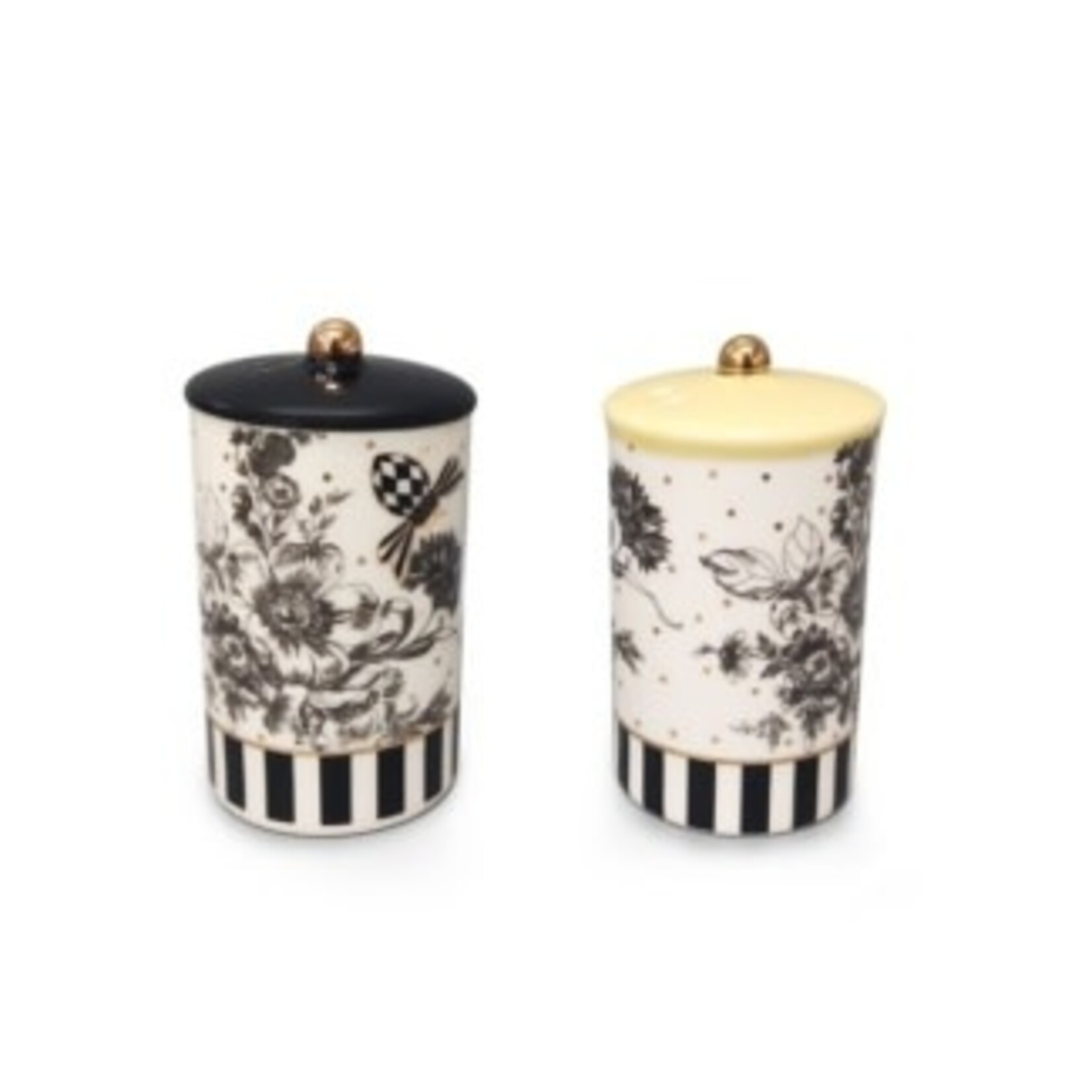 MacKenzie-Childs bee toile salt & pepper set