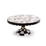 MacKenzie-Childs bee toile large pedestal platter