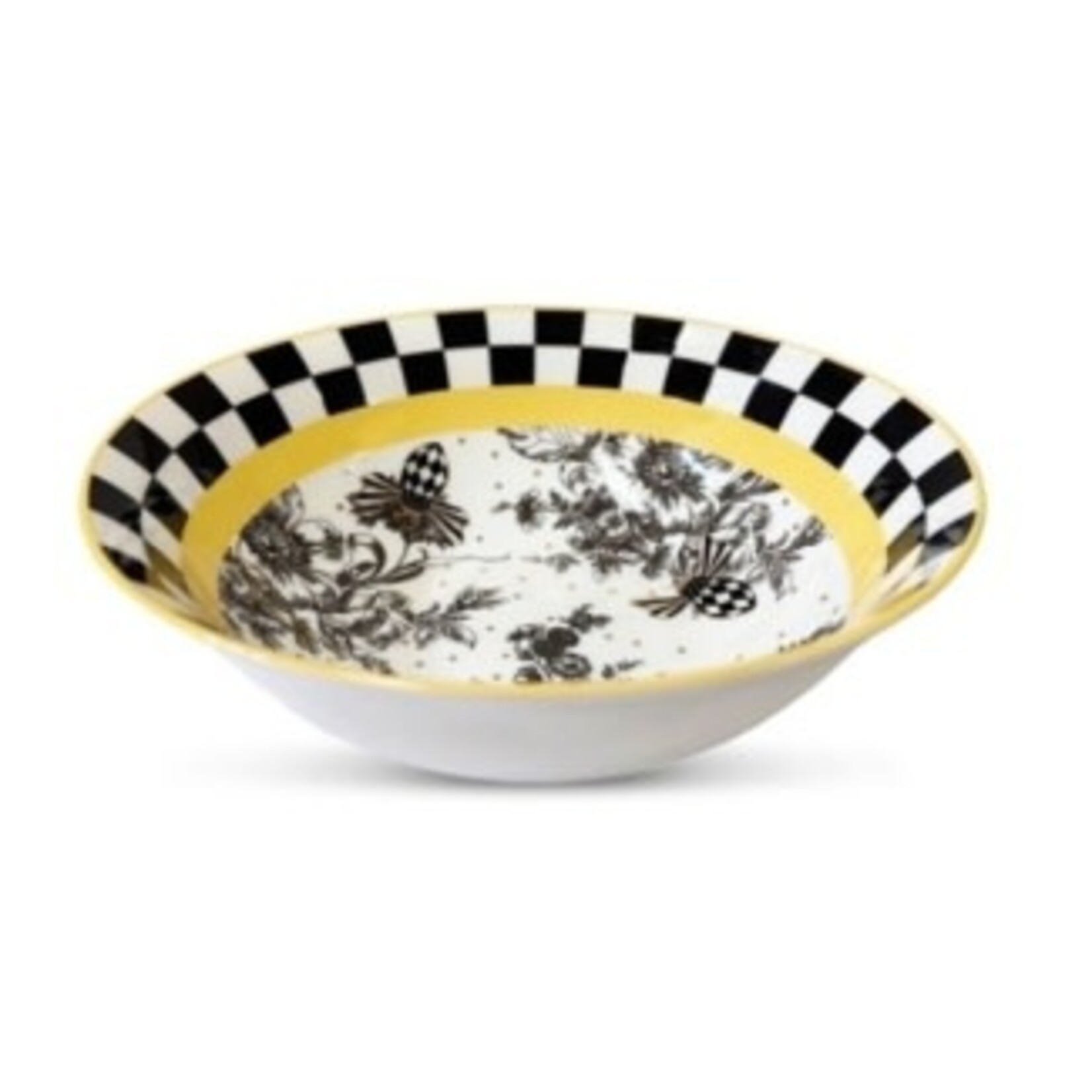 MacKenzie-Childs bee toile bowl