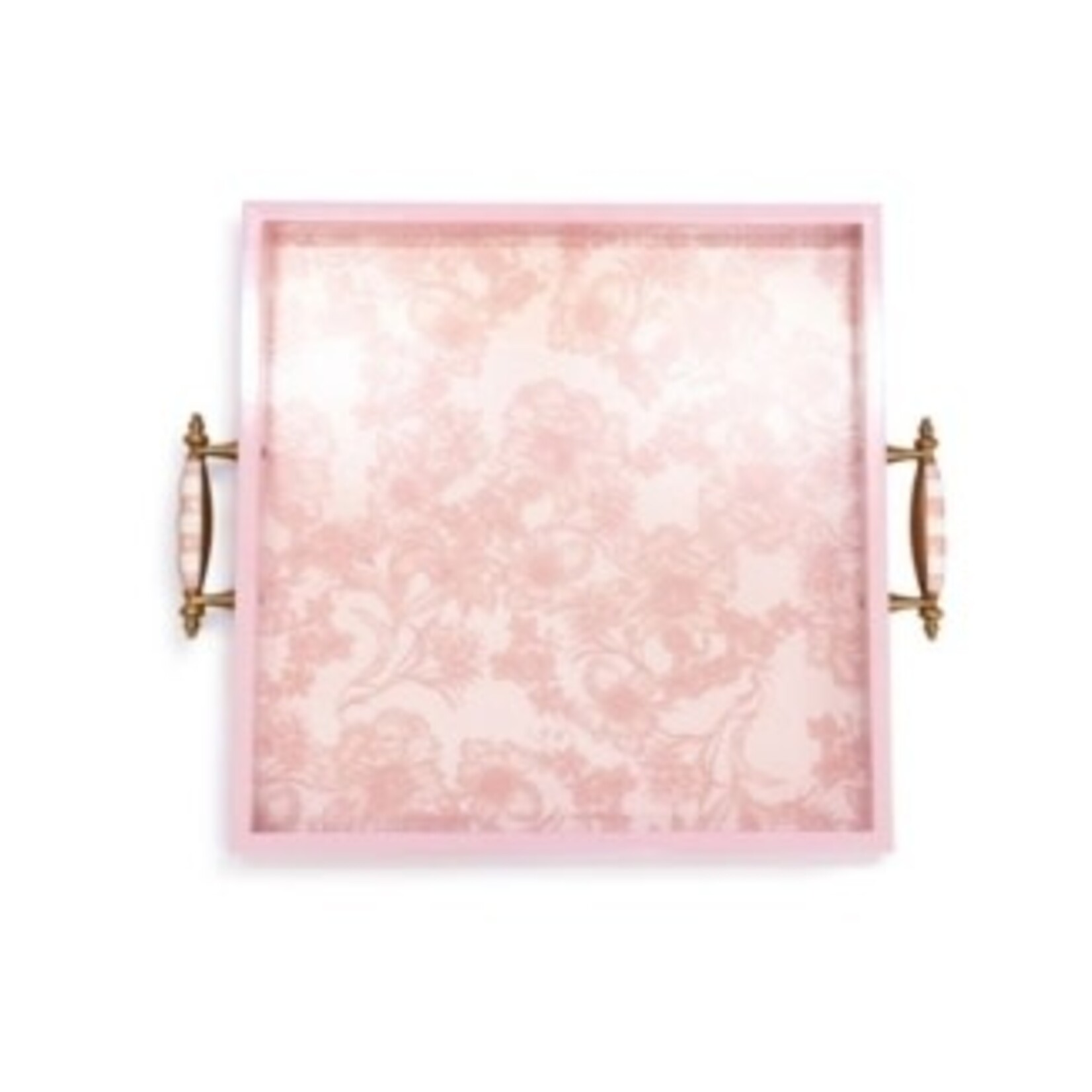 MacKenzie-Childs rosy english garden serving tray