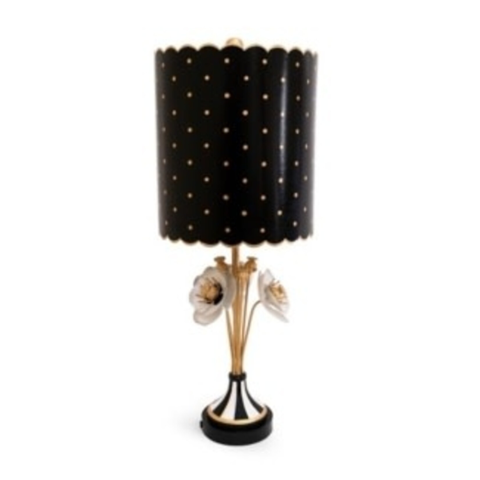 MacKenzie-Childs poppy table lamp