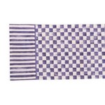 MacKenzie-Childs violet check table runner