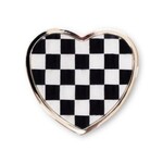 MacKenzie-Childs courtly check heart trinket box