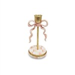 MacKenzie-Childs it's all about the bow candleholder