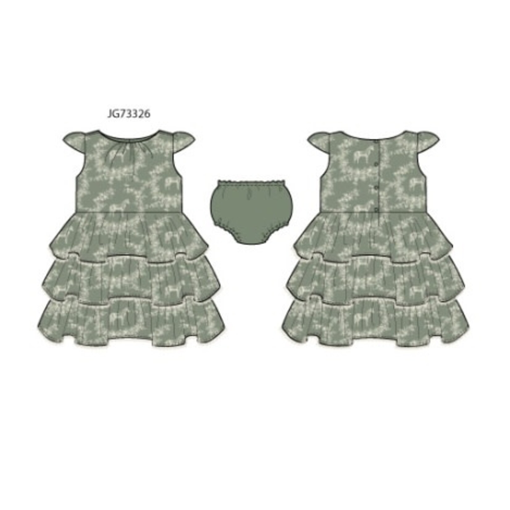 JANIE AND JACK W ES TOILE HORSE DRESS
