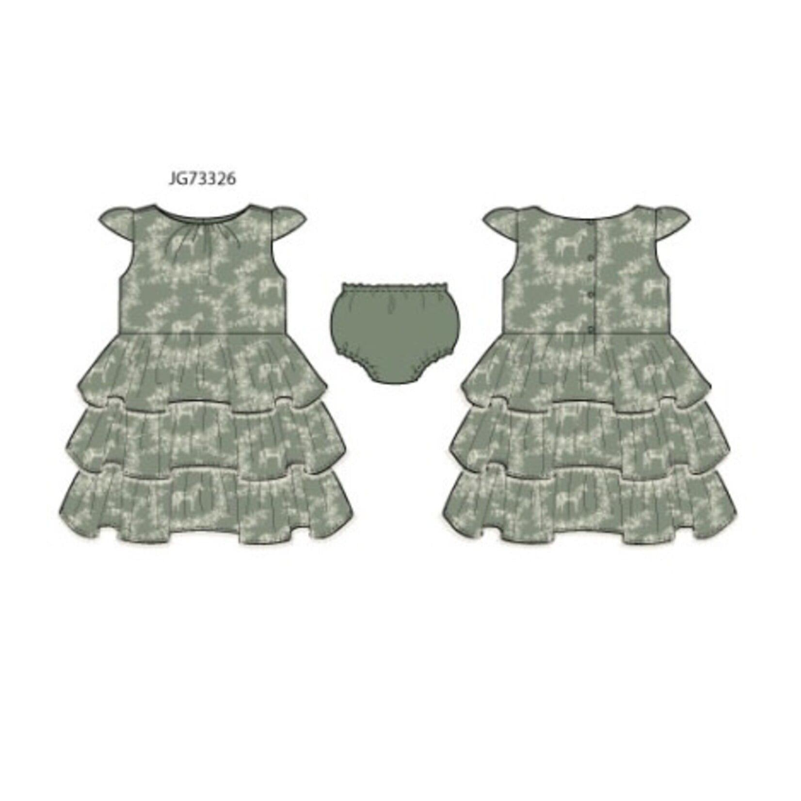 JANIE AND JACK W ES TOILE HORSE DRESS