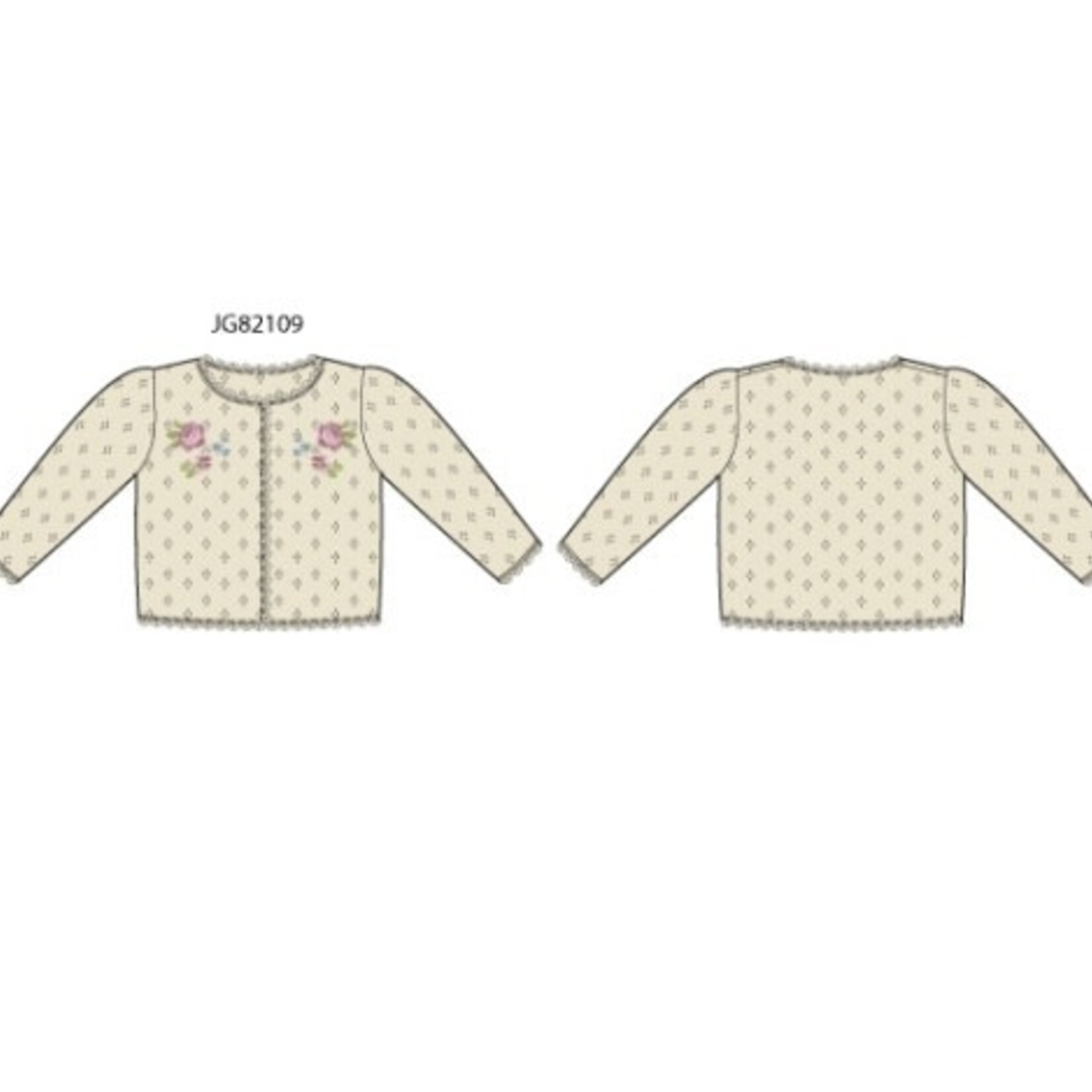 JANIE AND JACK S IVRY ROSE EMB PNTL CARDI F1A