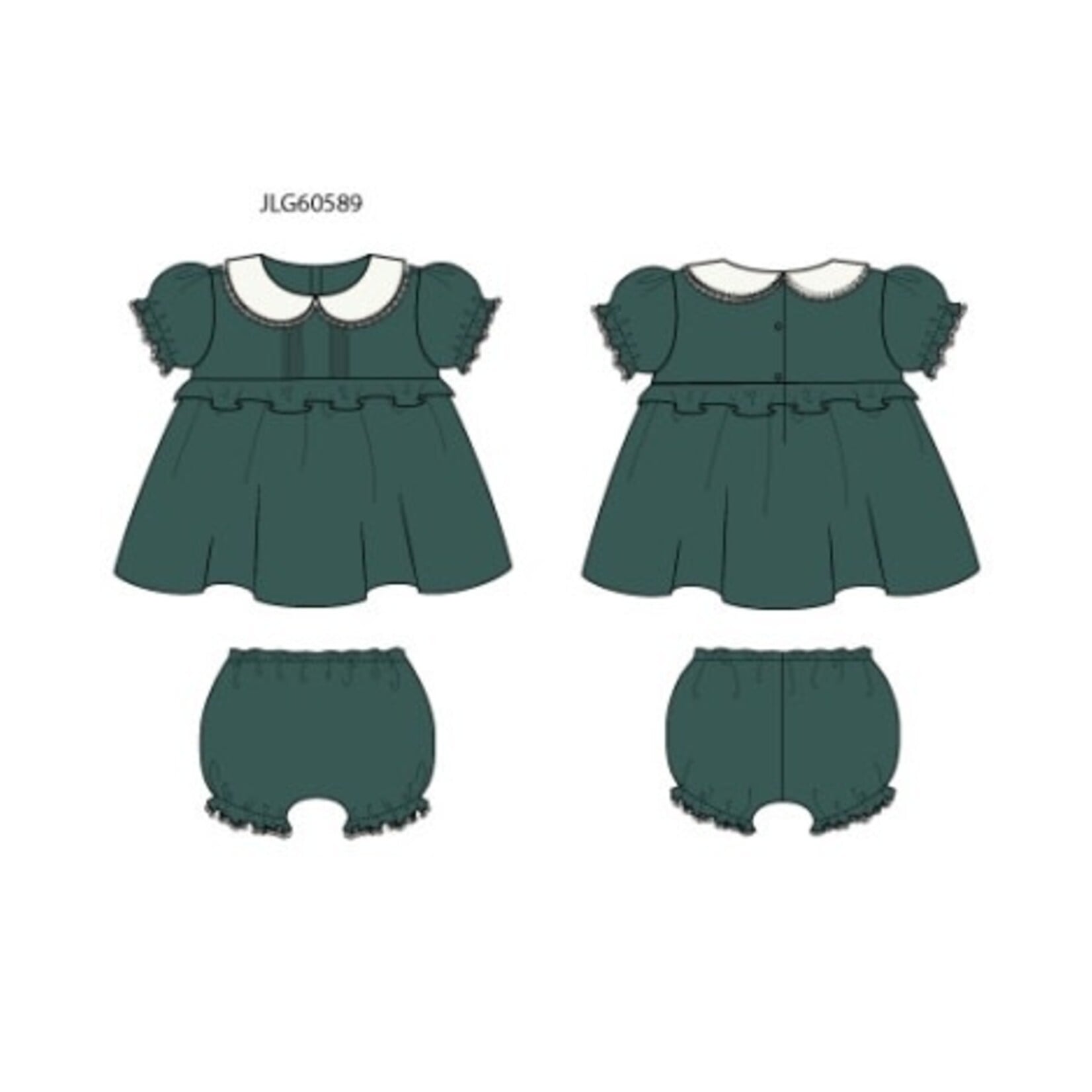 JANIE AND JACK SATIN SS COLLAR SET