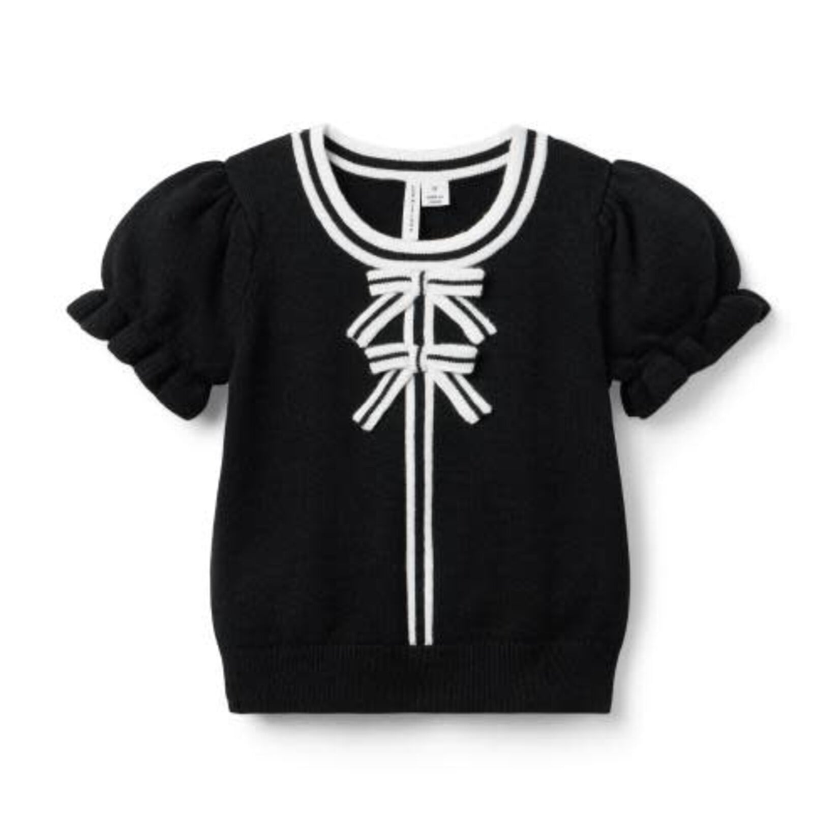 JANIE AND JACK S BOW SS SWEATER