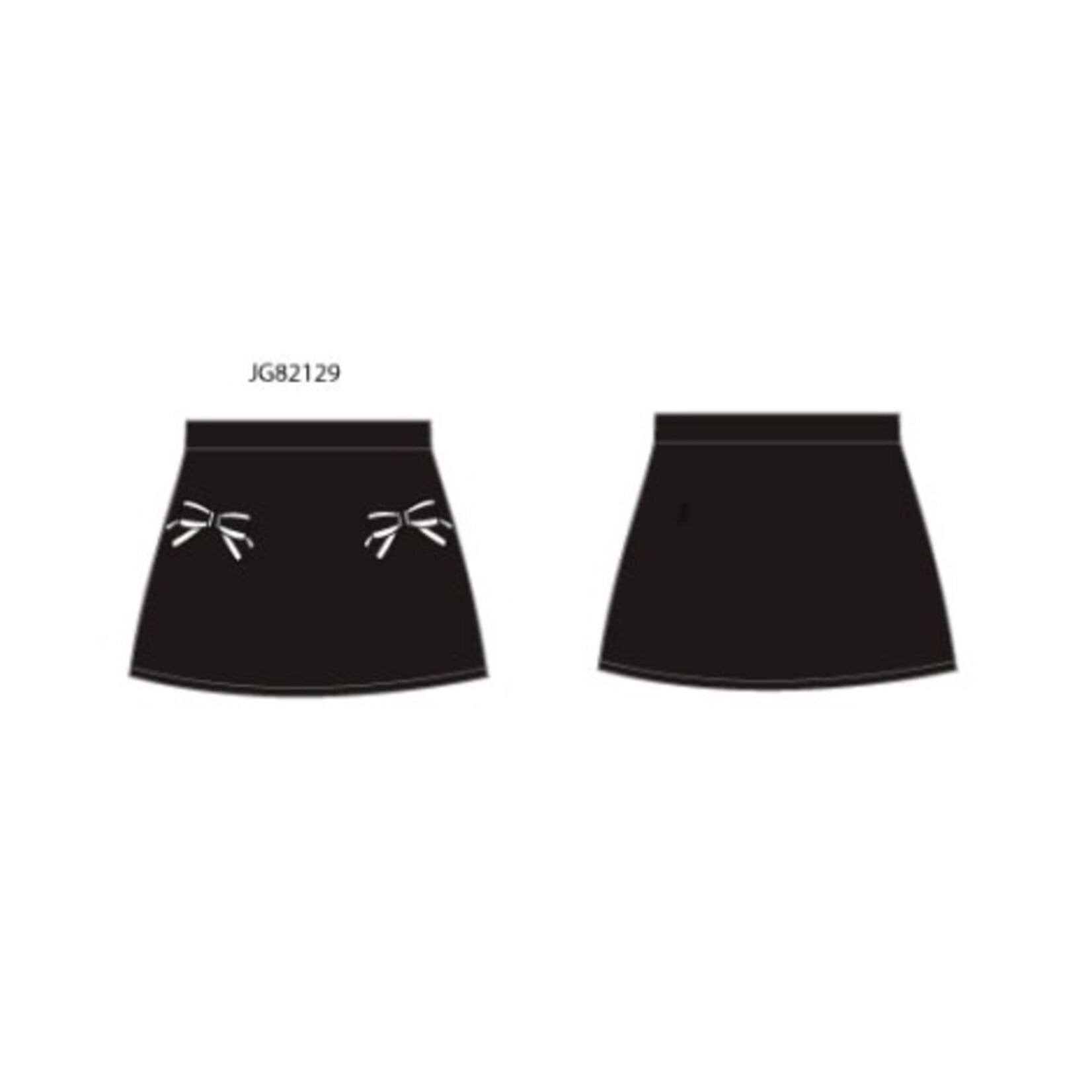 JANIE AND JACK S BLK BOW SWTR SKIRT F3B