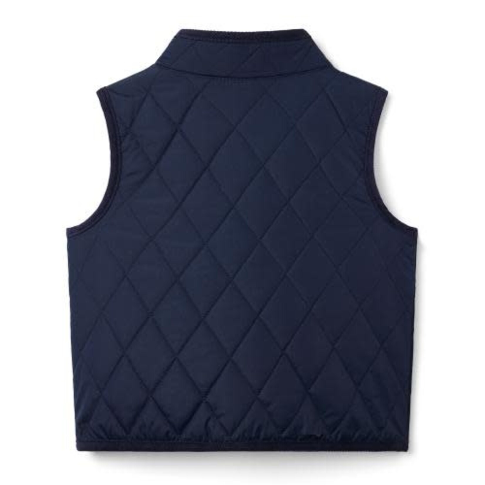 JANIE AND JACK W ES  NAVY QUILTED VEST FB