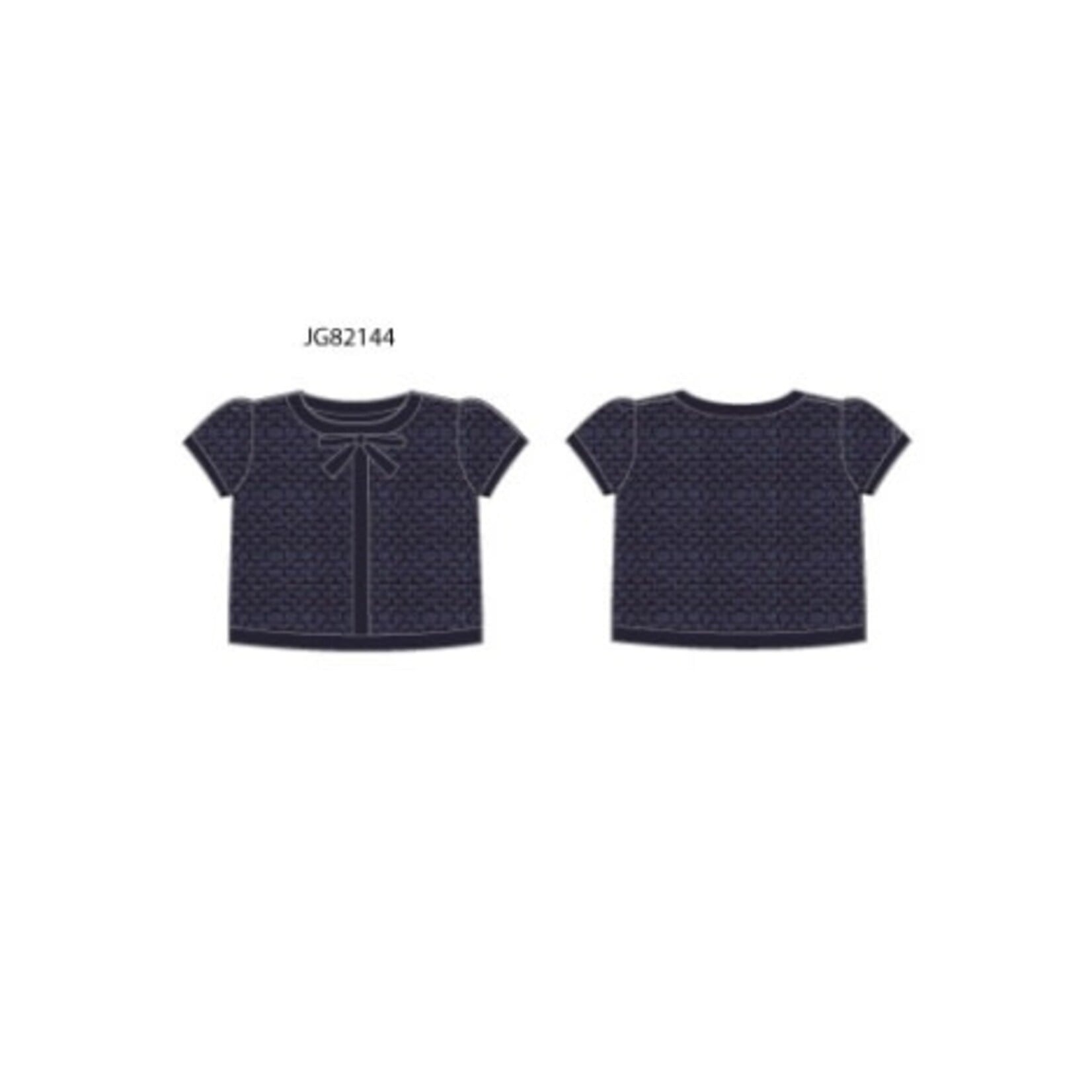 JANIE AND JACK S ES NVY BOUCLE SWEATER H1B