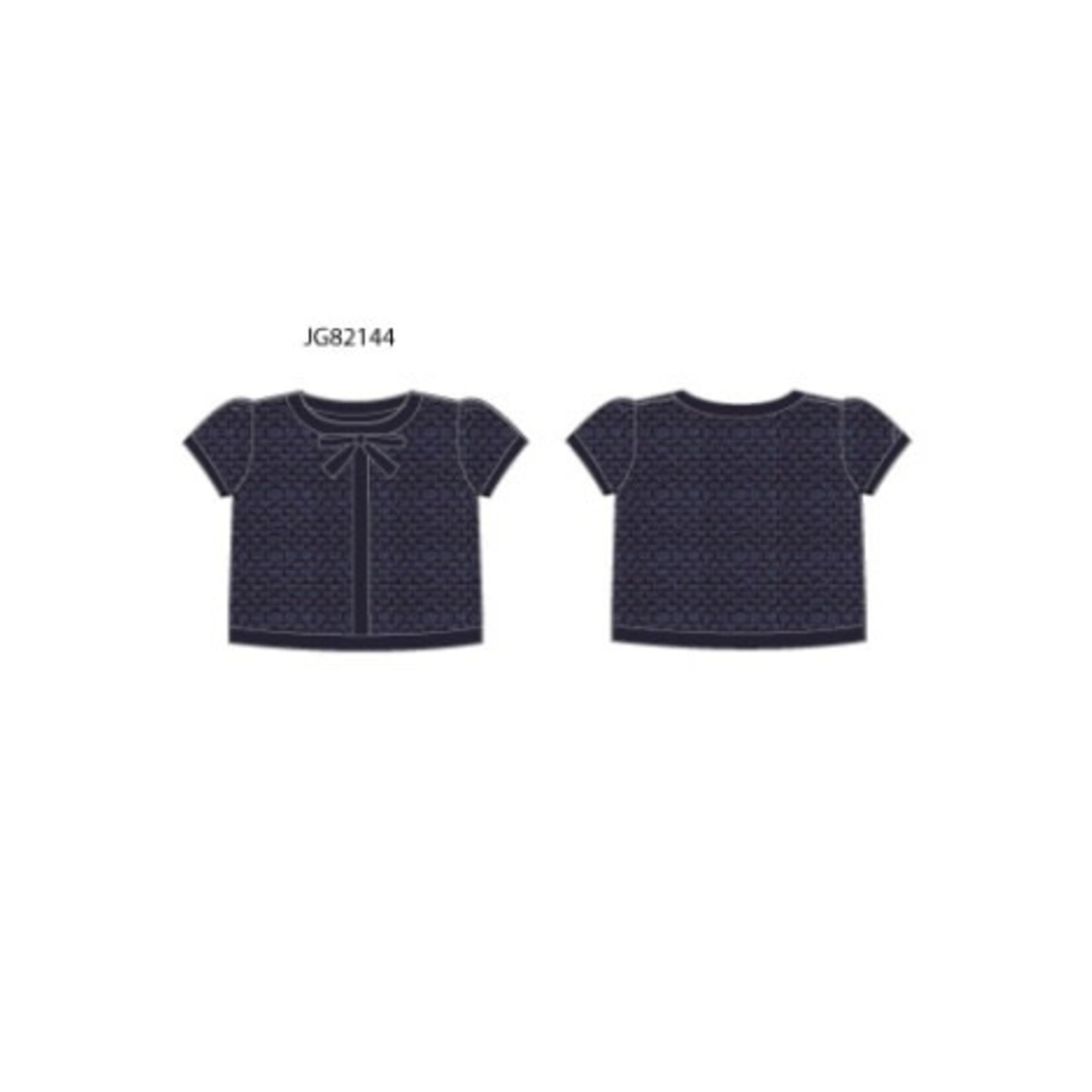 JANIE AND JACK S ES NVY BOUCLE SWEATER H1B