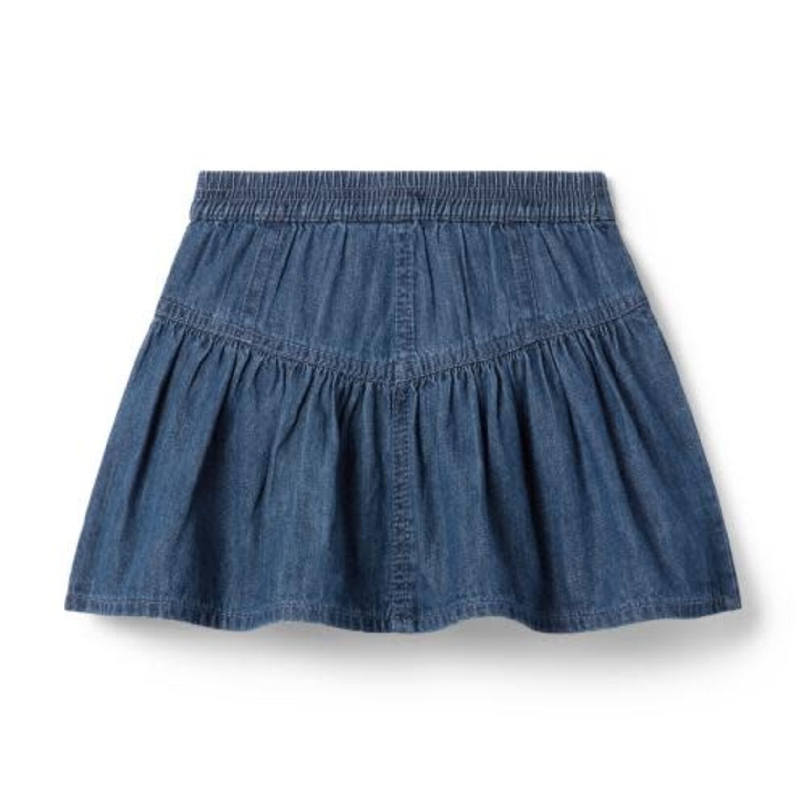 JANIE AND JACK W ES DENIM BTTN SKIRT F2