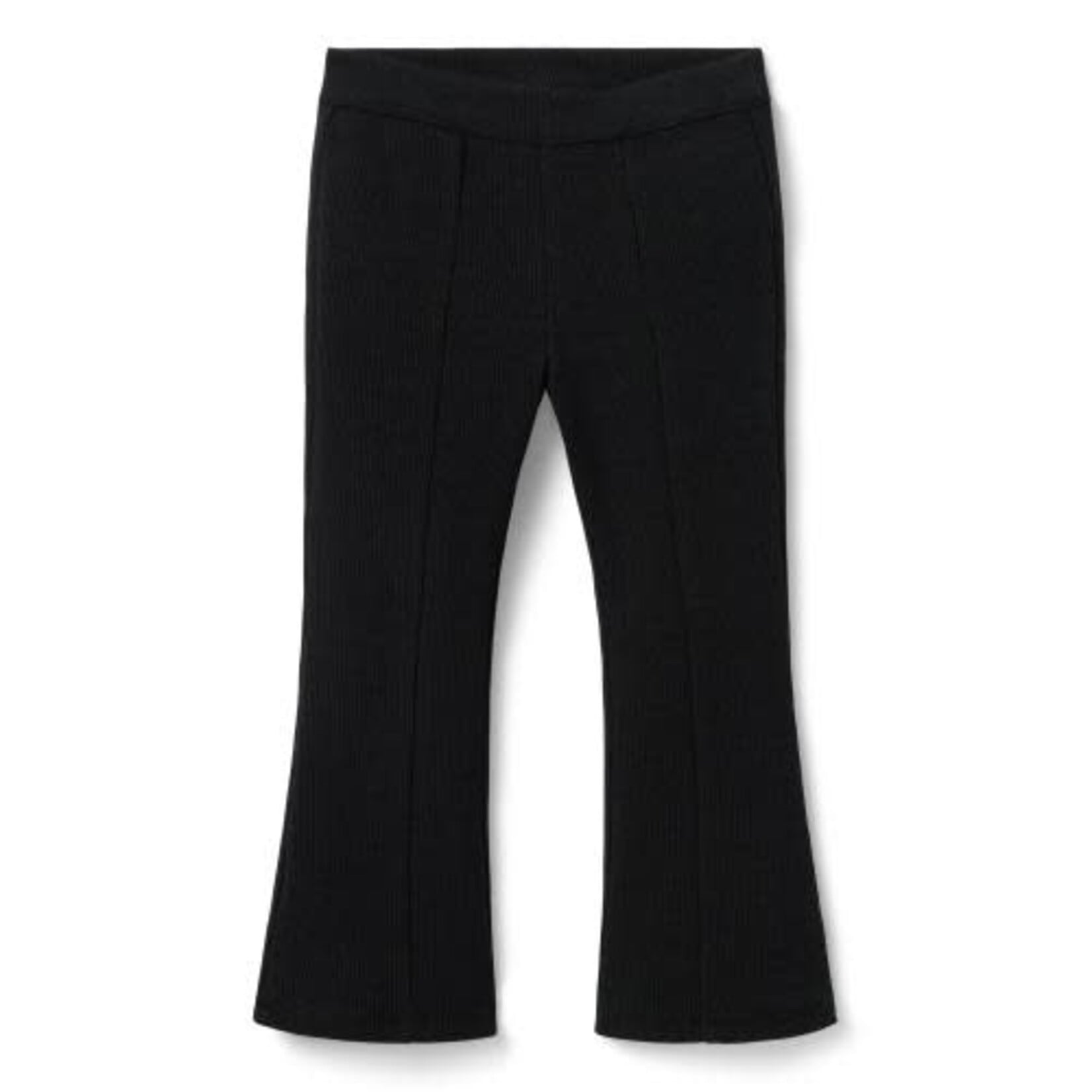 JANIE AND JACK K ES BLK RIB FLARE PANT F3B