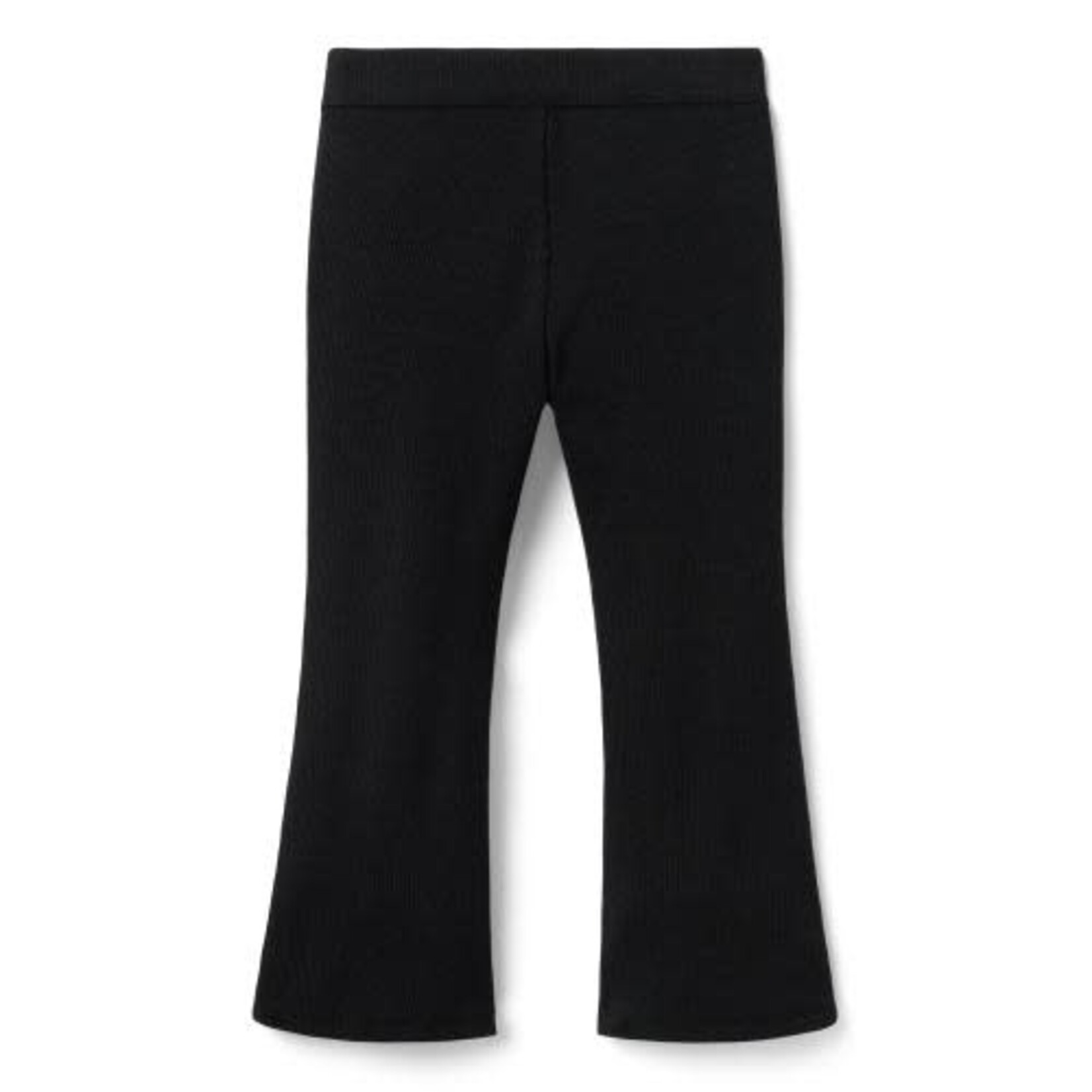 JANIE AND JACK K ES BLK RIB FLARE PANT F3B