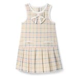 JANIE AND JACK K MULTI PLAID KNIT JACQ DRESS F1A