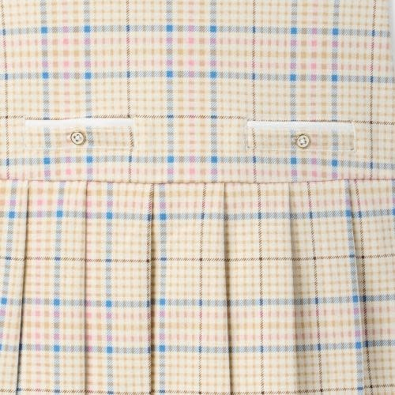 JANIE AND JACK K MULTI PLAID KNIT JACQ DRESS F1A