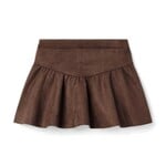JANIE AND JACK K ES BRN SUEDE SKIRT FB