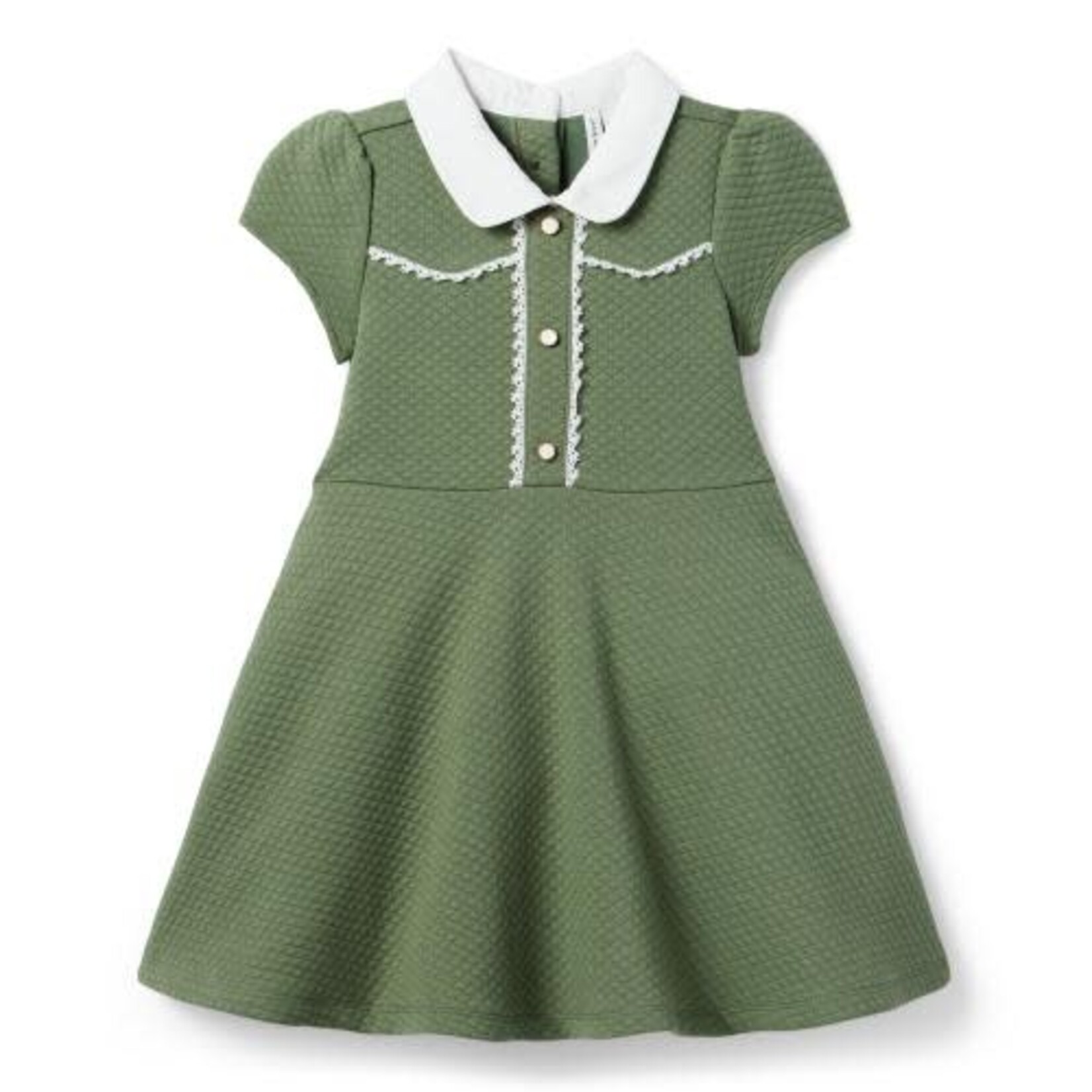 JANIE AND JACK K GREEN ML DRESS F2