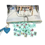 Bespoke Mahjong Bespoke X Gray Malin Getaway Dogs Aspen Aspen Chairlift Pups Tile Bag - Traditional Size