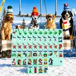 Bespoke Mahjong Gray Malin Getaway Dogs Mahjong Tiles - Icy Blue