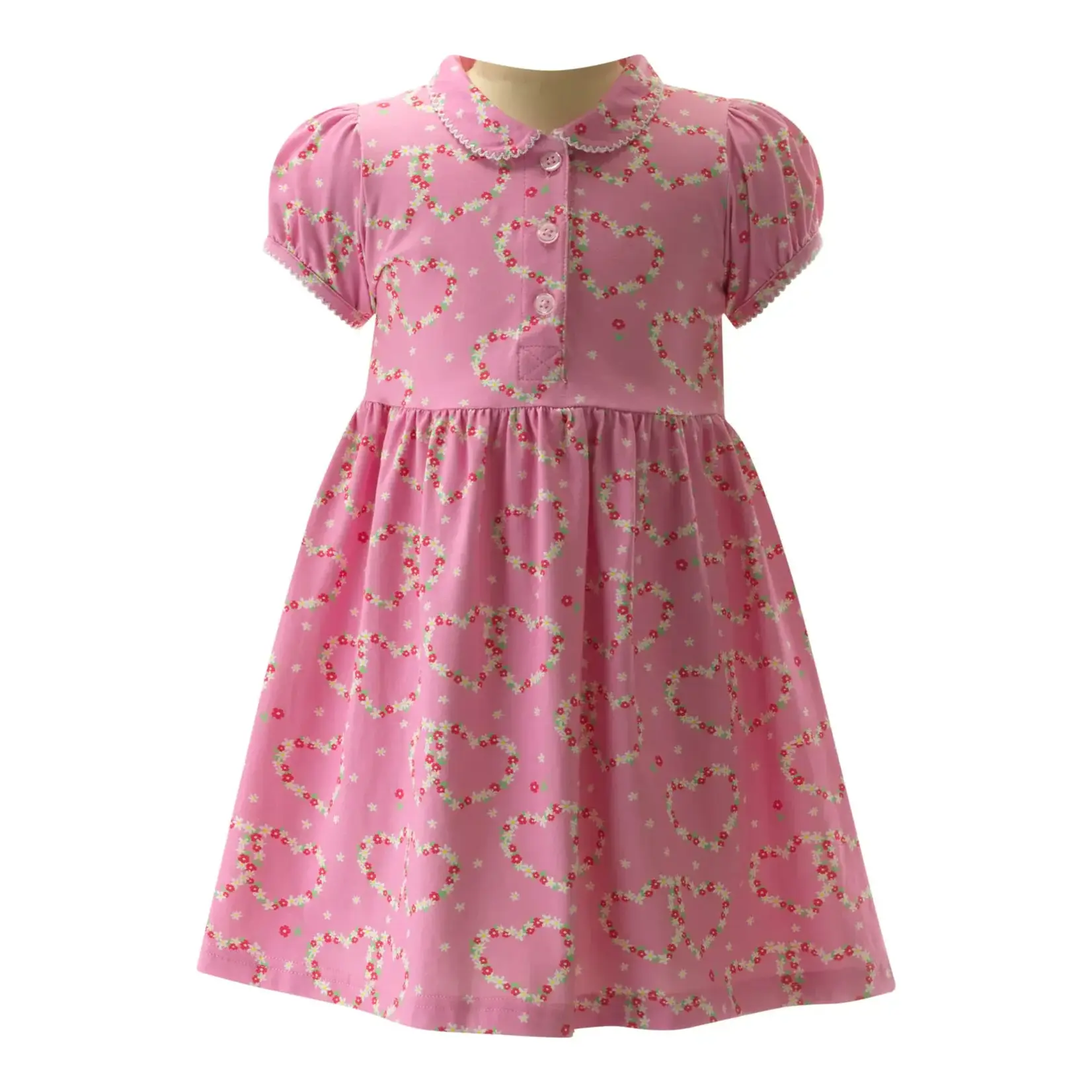Rachel Riley Daisy Heart Jersey Dress