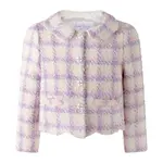 Rachel Riley Tweed Scalloped Jacket