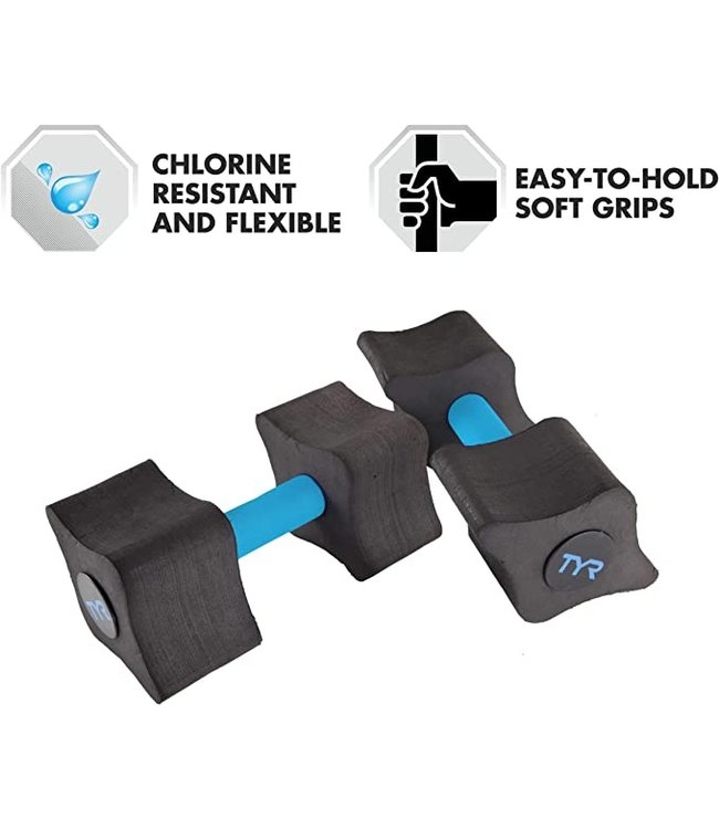 TYR Aquafit Resistance Dumbells