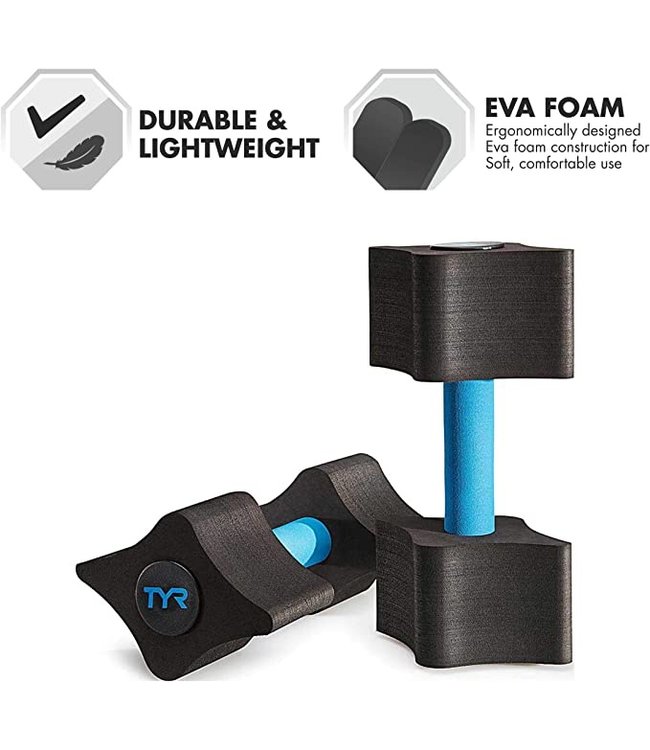TYR Aquafit Resistance Dumbells
