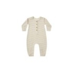 Quincy Mae Quincy Mae Basil Stripe Woven Jumpsuit Baby