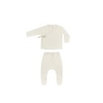 Quincy Mae Quincy Mae Ivory Wrap Top & Pant Set Baby